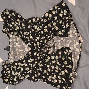 cute flower crop top